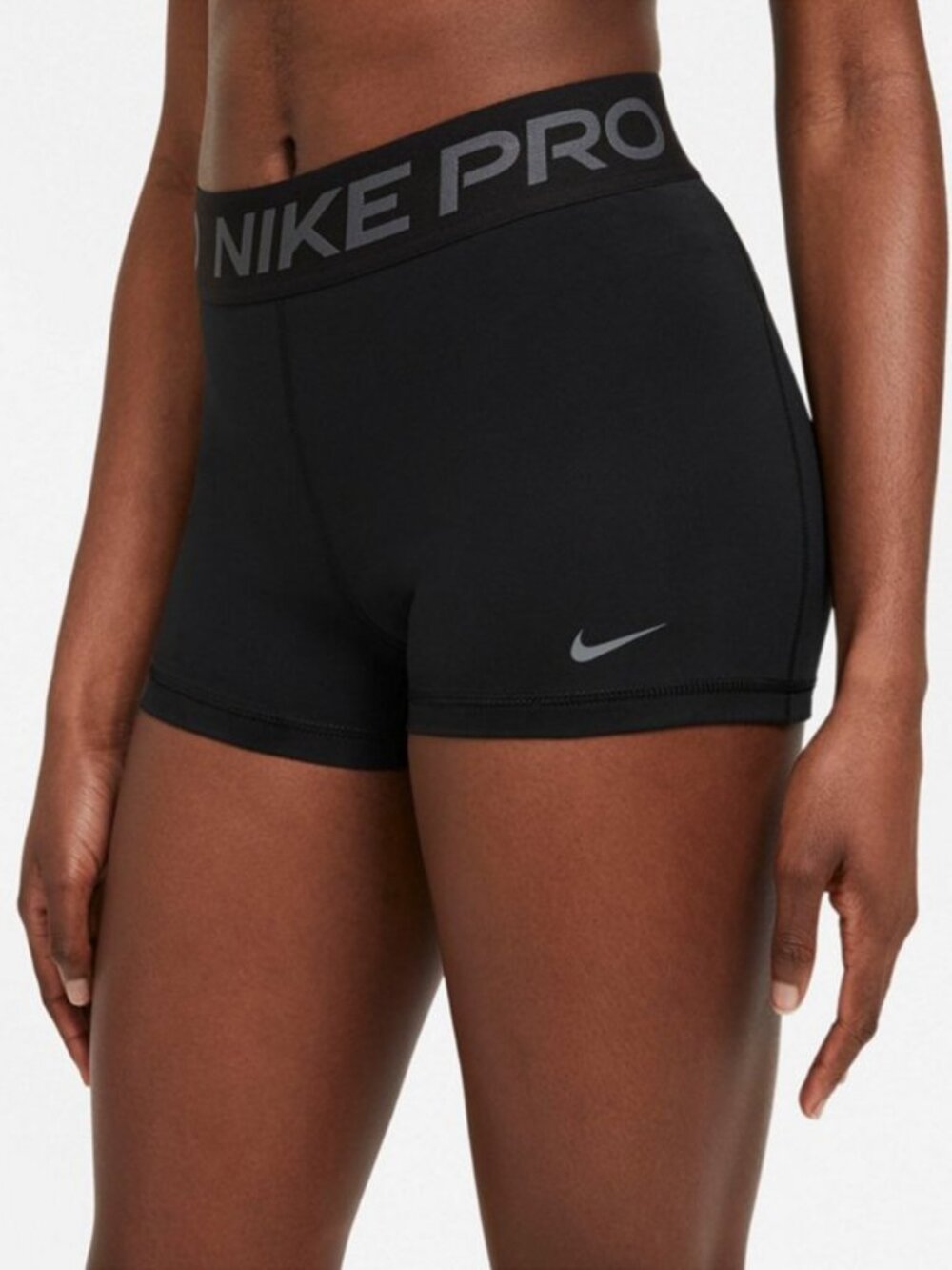 Nike Pro Women's 3” Shorts in Black New With Tags Size Medium